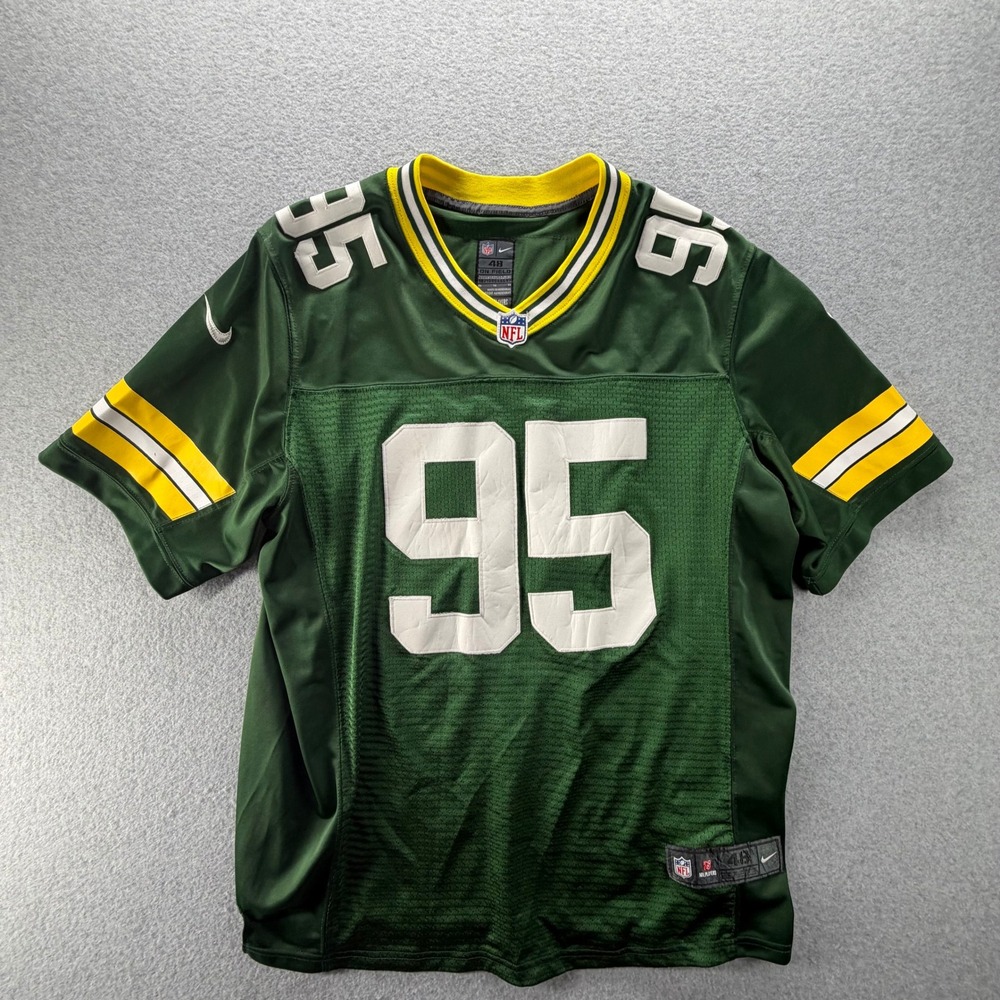 Nike‎ Green Bay Packers Datone Jones 95 NFL Jersey Green Mens Size 48 XL
